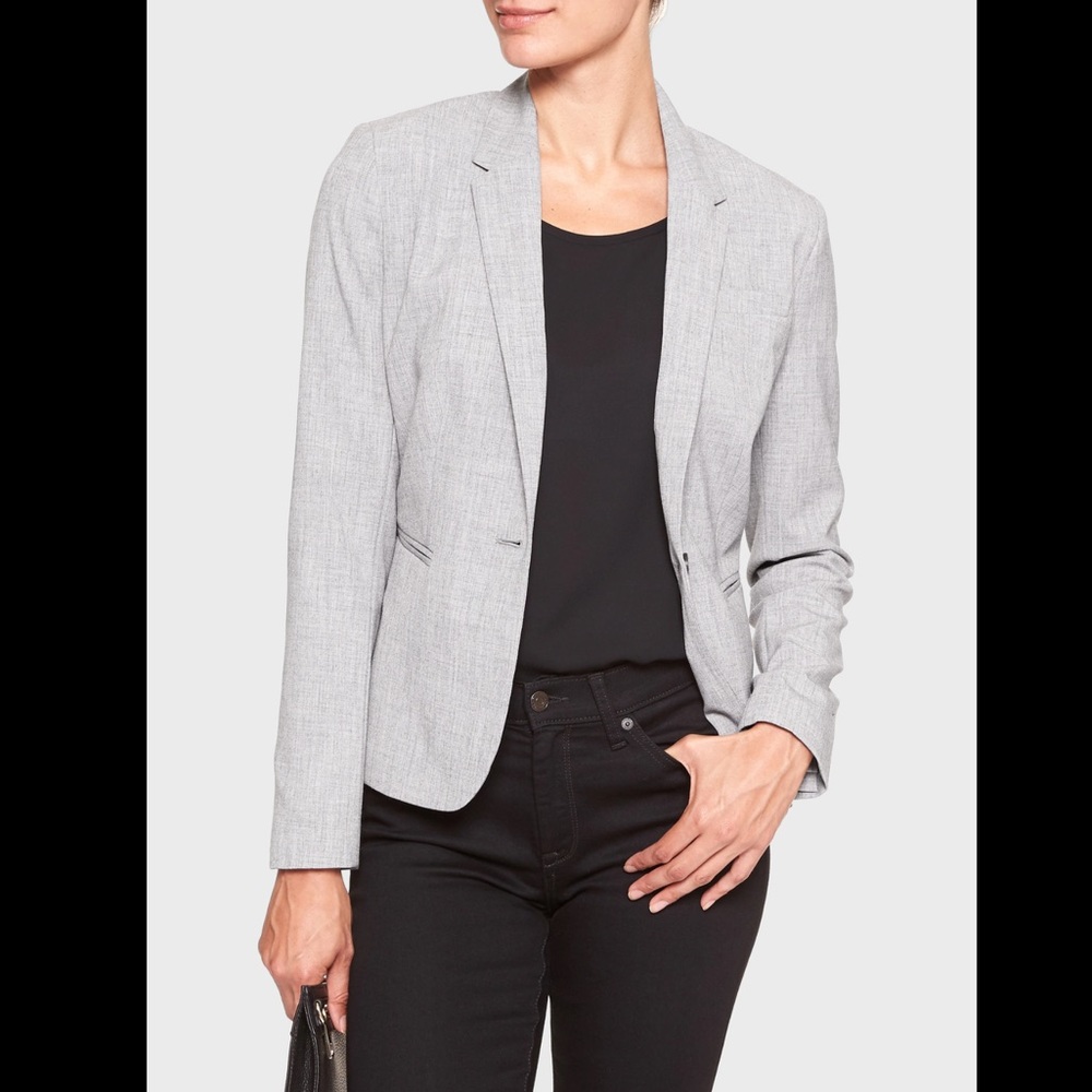 NWOT Banana Republic Gray Women's Blazer